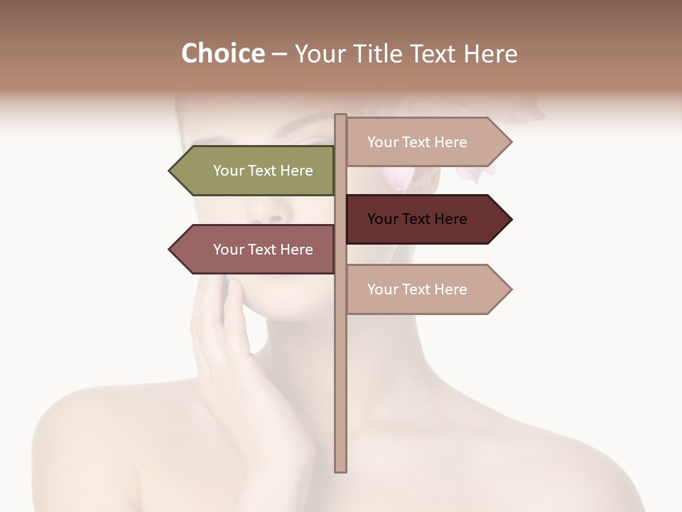 High Key Portrait White Background PowerPoint Template