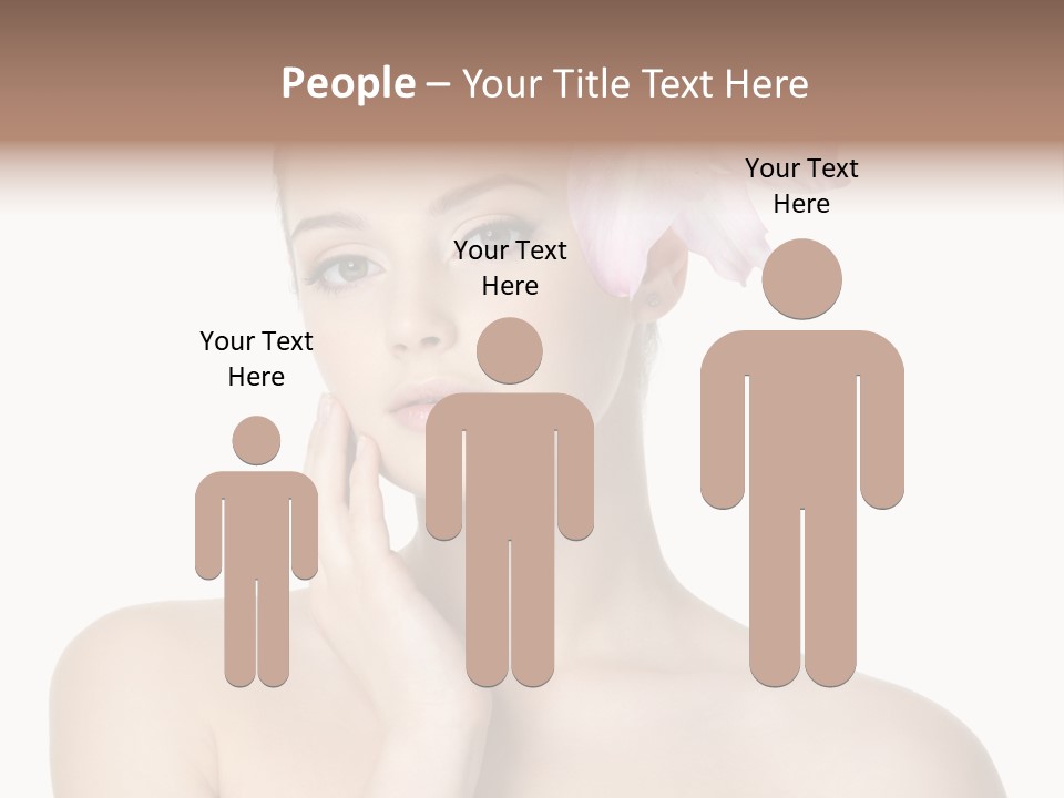 High Key Portrait White Background PowerPoint Template