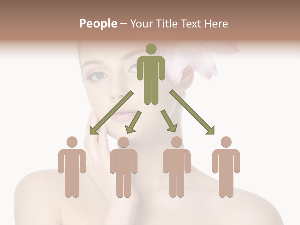 High Key Portrait White Background PowerPoint Template