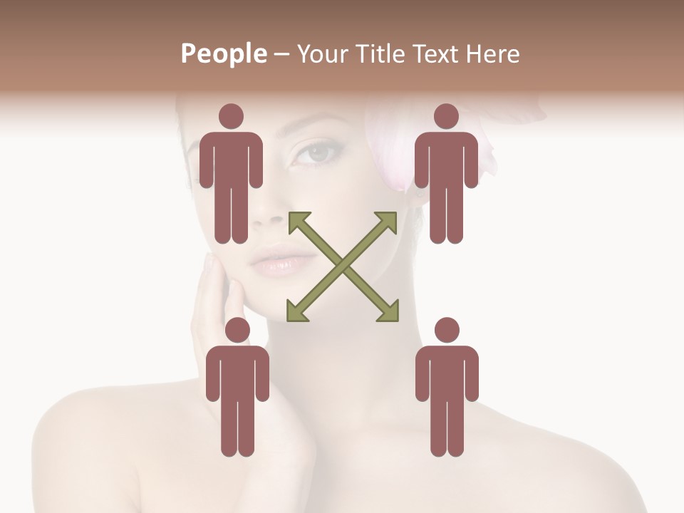 High Key Portrait White Background PowerPoint Template