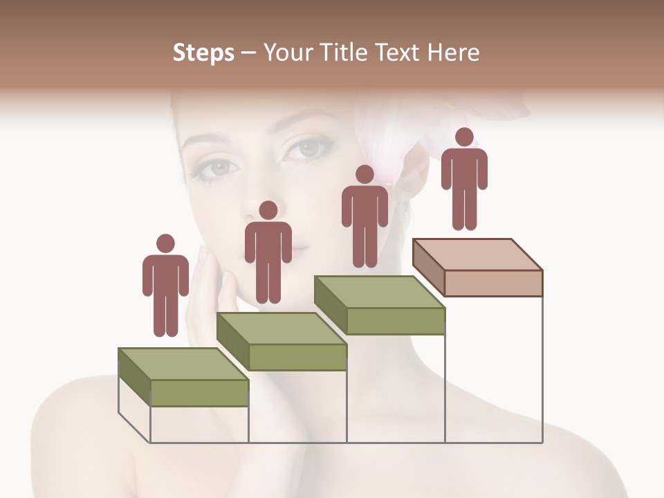 High Key Portrait White Background PowerPoint Template