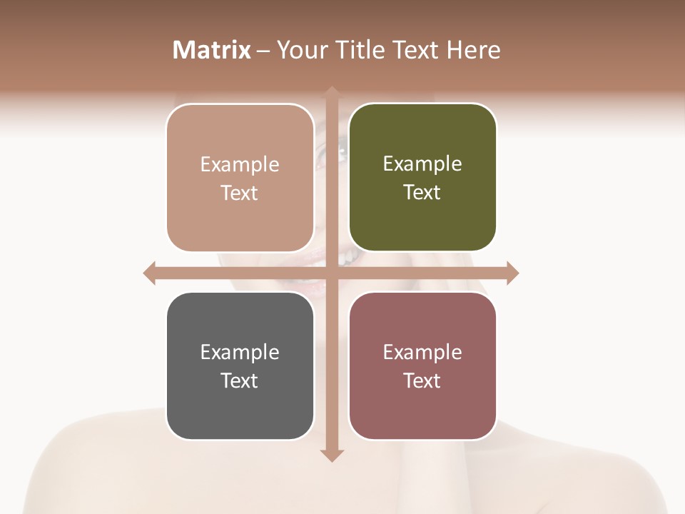 Horizontal Skin Beauty PowerPoint Template