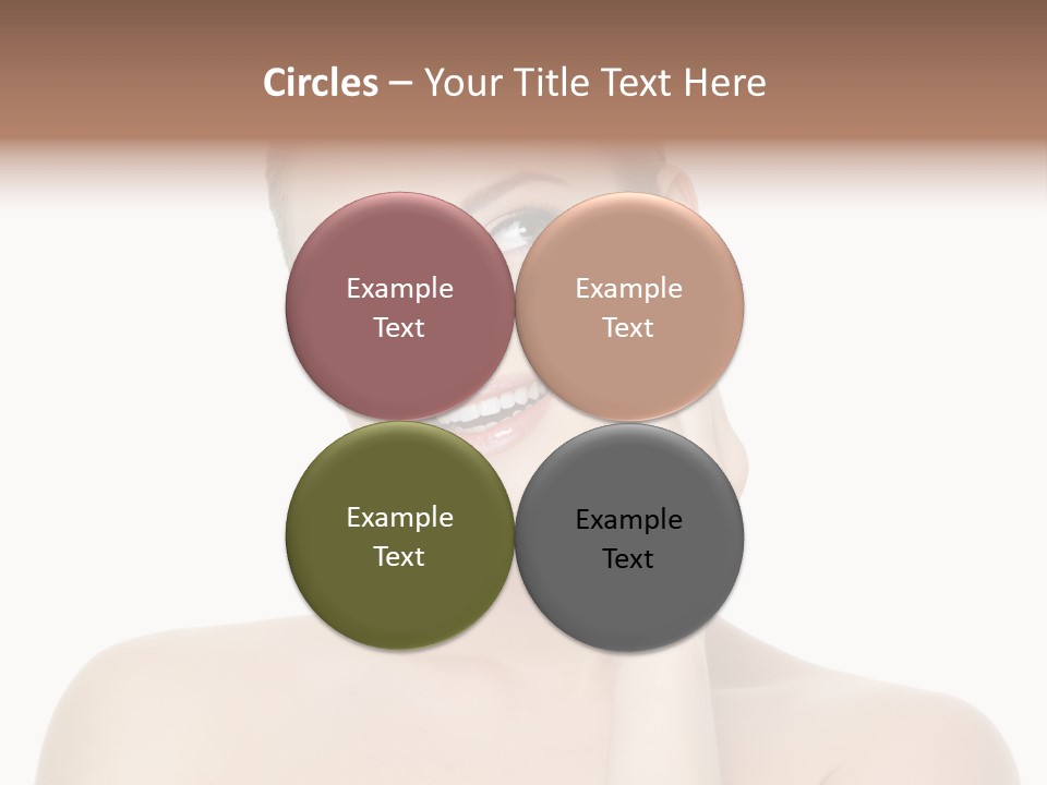 Horizontal Skin Beauty PowerPoint Template