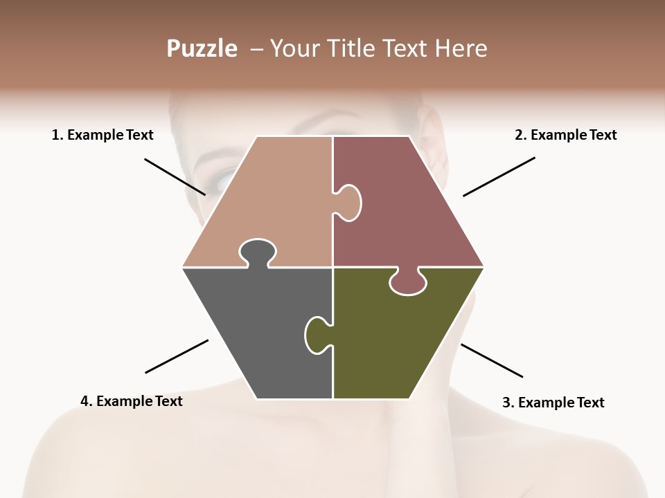 Horizontal Skin Beauty PowerPoint Template