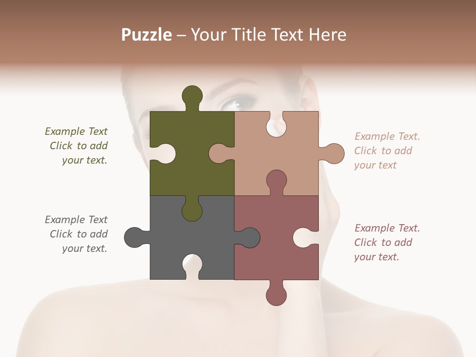 Horizontal Skin Beauty PowerPoint Template