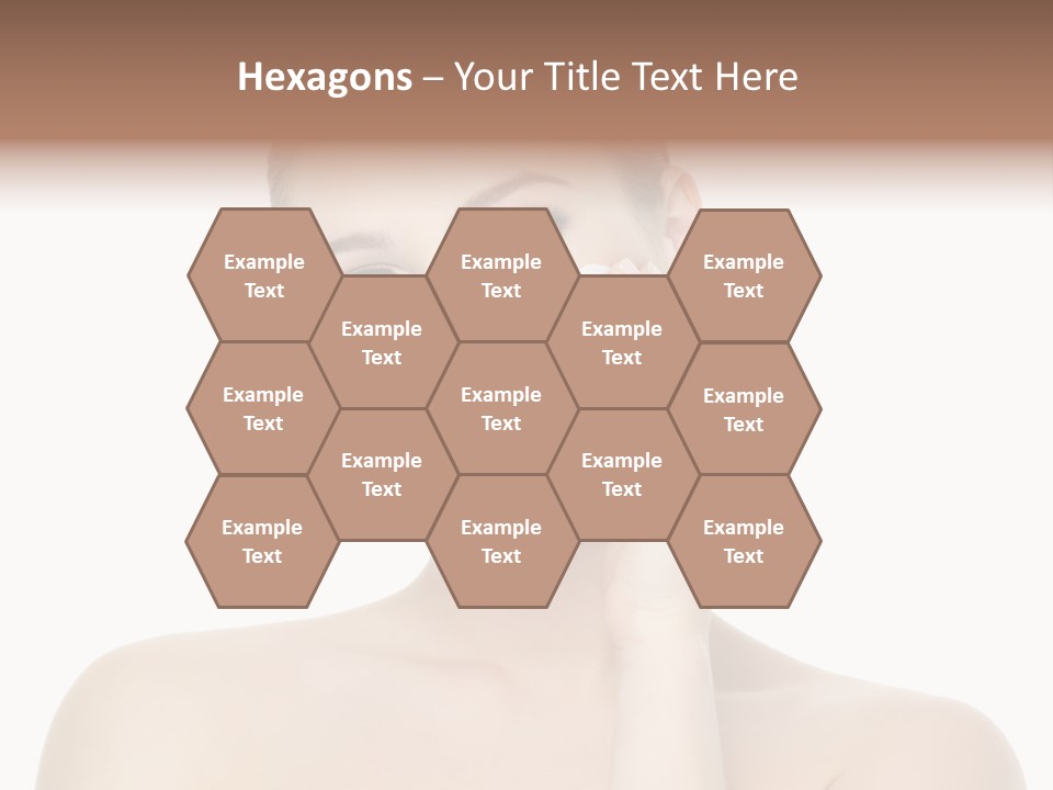 Horizontal Skin Beauty PowerPoint Template