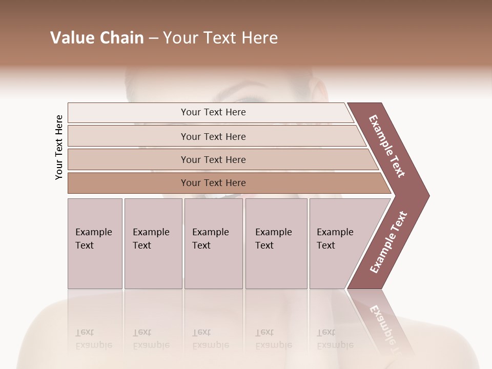 Horizontal Skin Beauty PowerPoint Template