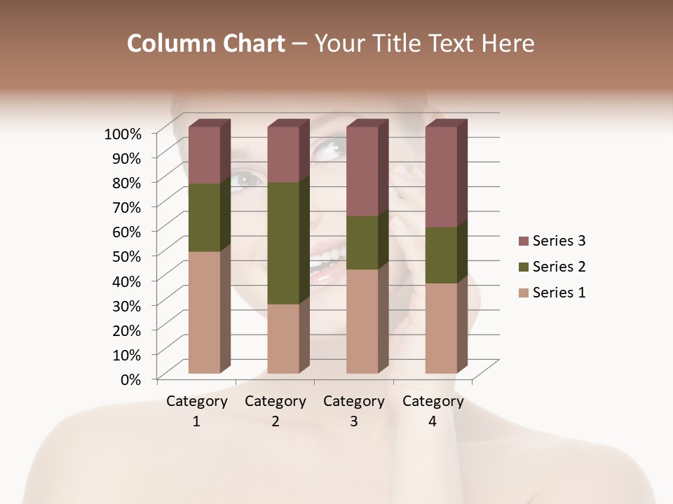 Horizontal Skin Beauty PowerPoint Template