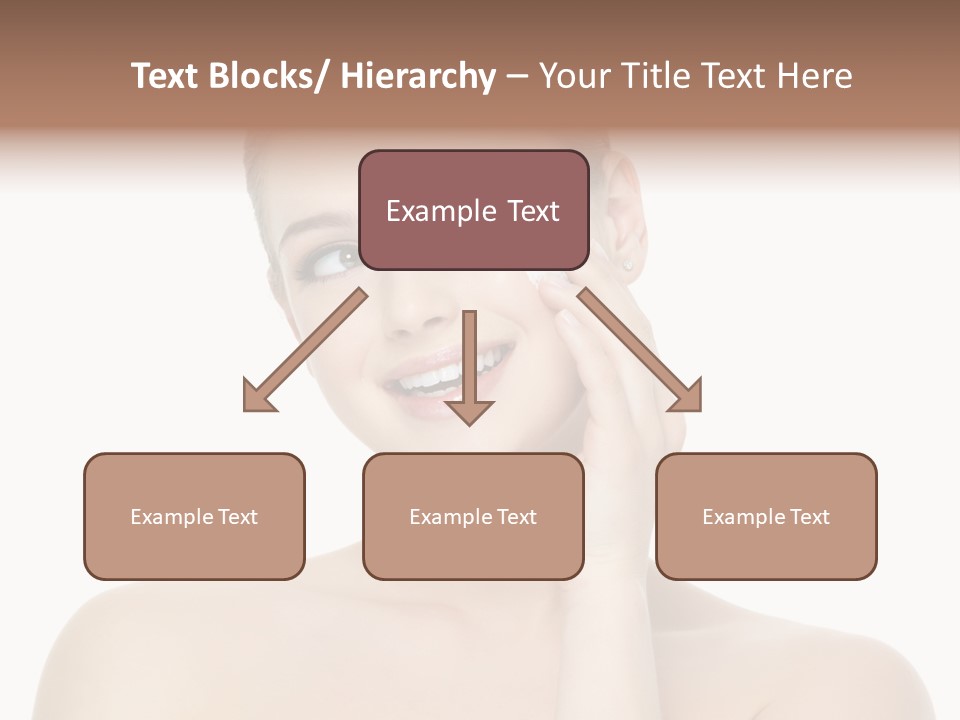 Horizontal Skin Beauty PowerPoint Template