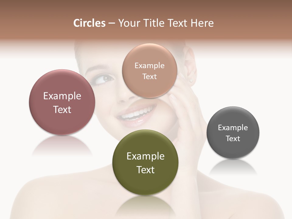 Horizontal Skin Beauty PowerPoint Template