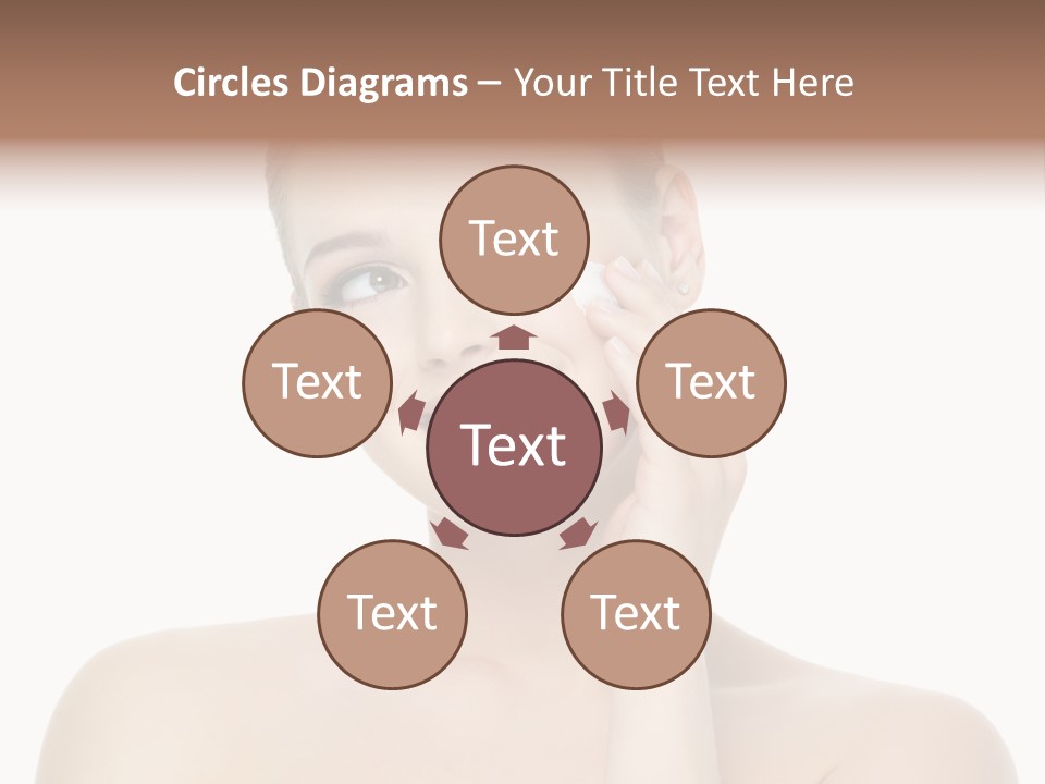 Horizontal Skin Beauty PowerPoint Template