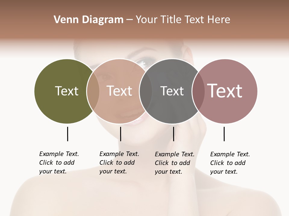 Horizontal Skin Beauty PowerPoint Template