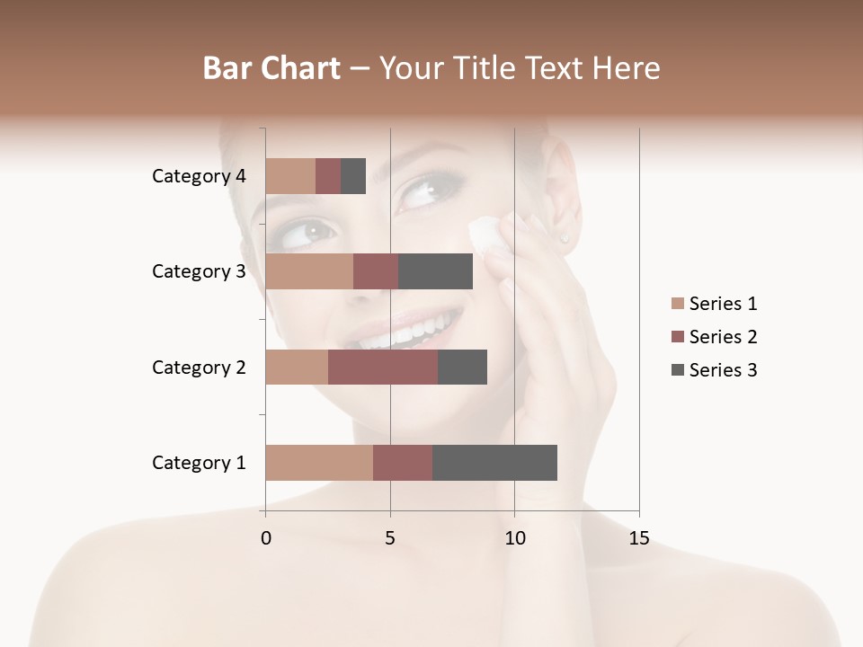 Horizontal Skin Beauty PowerPoint Template