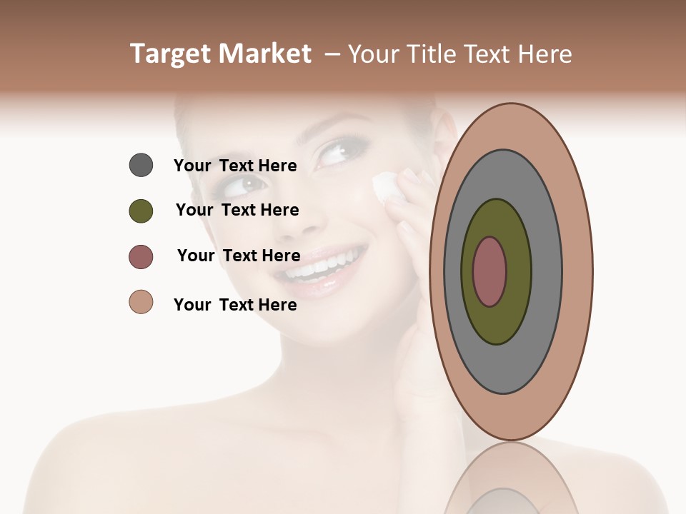 Horizontal Skin Beauty PowerPoint Template