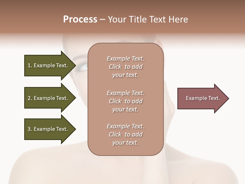 Horizontal Skin Beauty PowerPoint Template