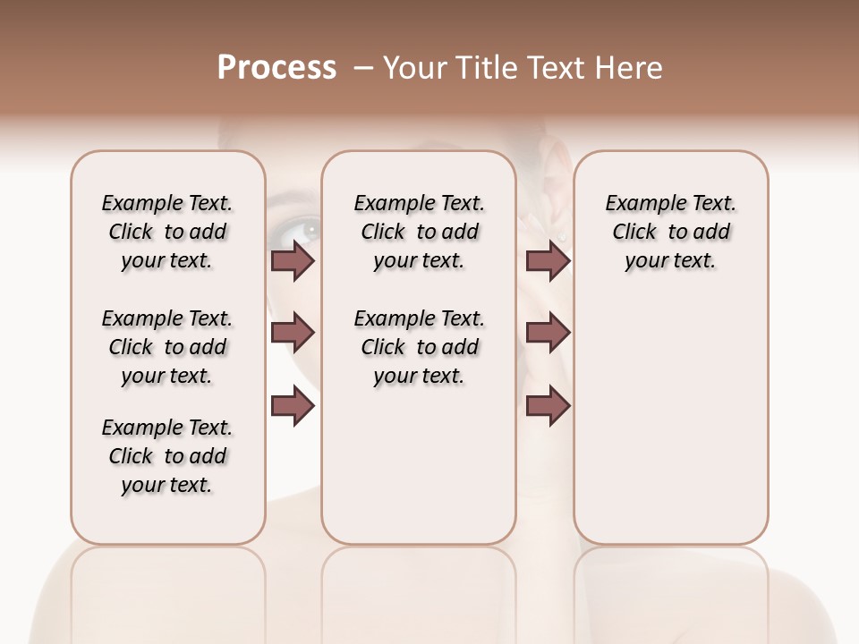 Horizontal Skin Beauty PowerPoint Template