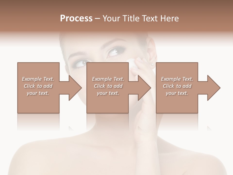 Horizontal Skin Beauty PowerPoint Template