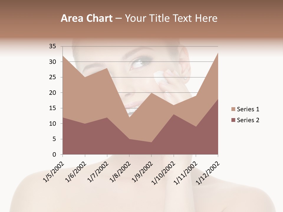 Horizontal Skin Beauty PowerPoint Template