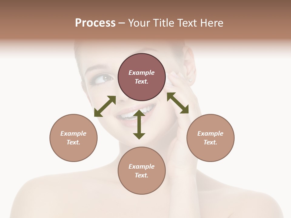 Horizontal Skin Beauty PowerPoint Template