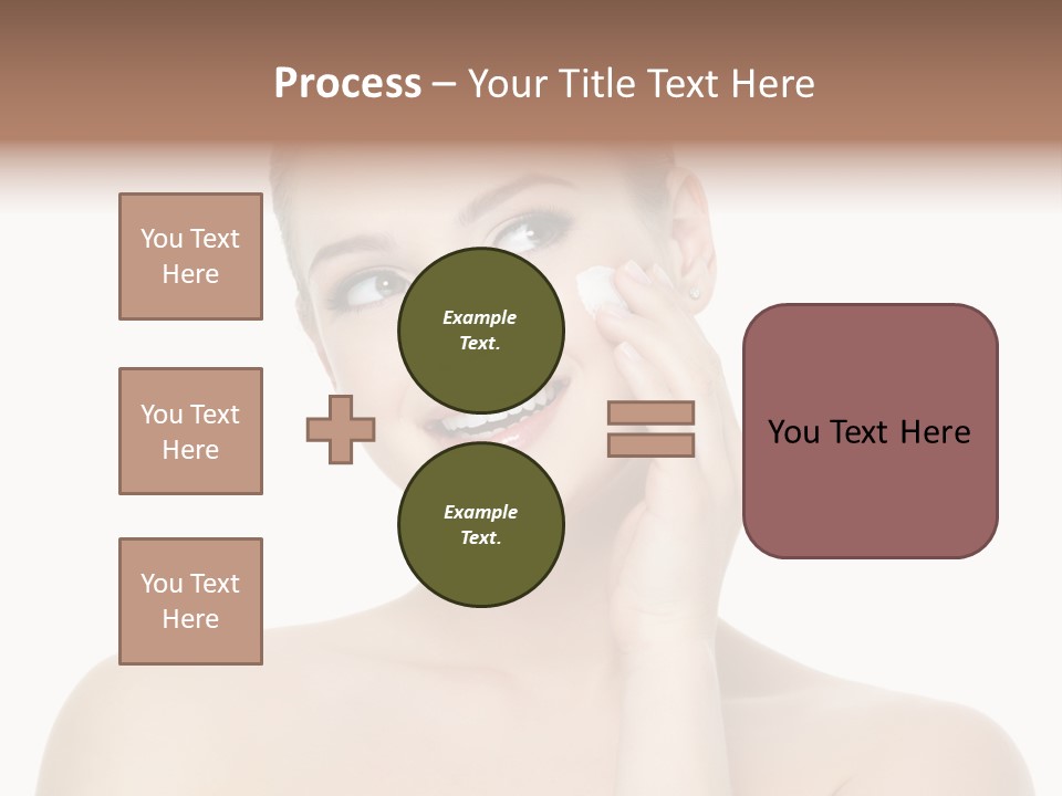 Horizontal Skin Beauty PowerPoint Template