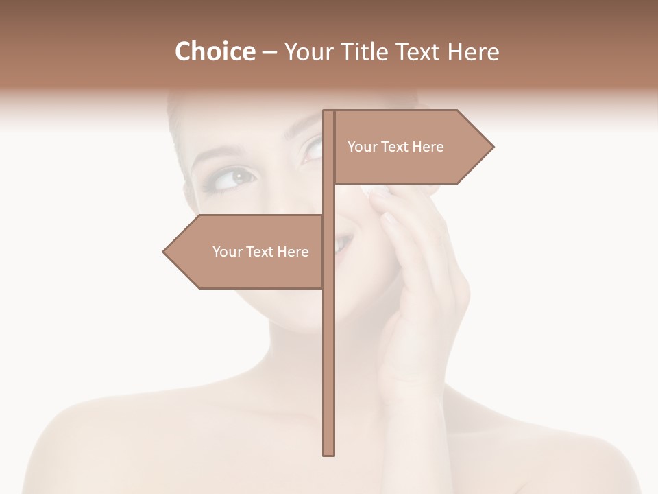 Horizontal Skin Beauty PowerPoint Template