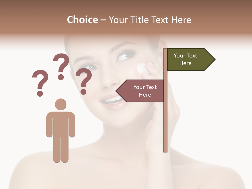 Horizontal Skin Beauty PowerPoint Template