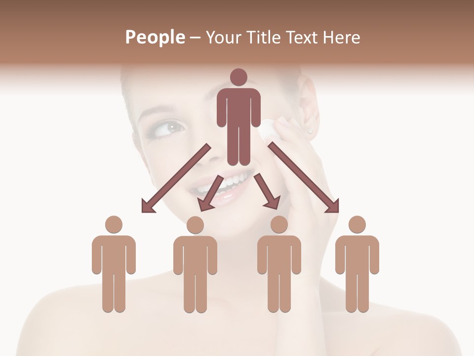 Horizontal Skin Beauty PowerPoint Template