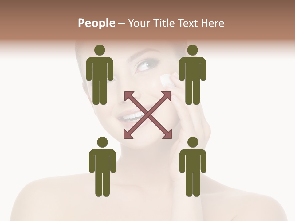 Horizontal Skin Beauty PowerPoint Template