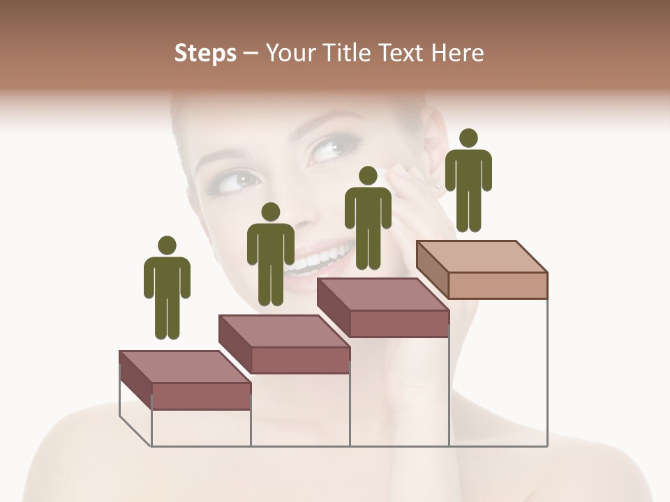 Horizontal Skin Beauty PowerPoint Template