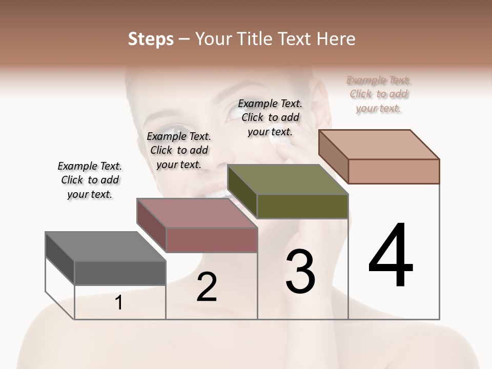 Horizontal Skin Beauty PowerPoint Template