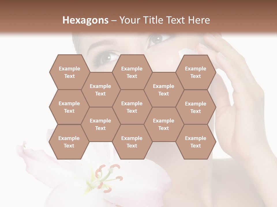 Happy Teenager Cheek PowerPoint Template