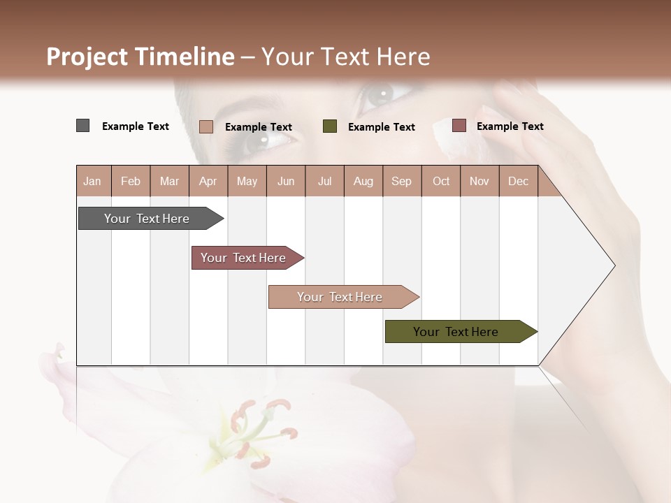 Happy Teenager Cheek PowerPoint Template