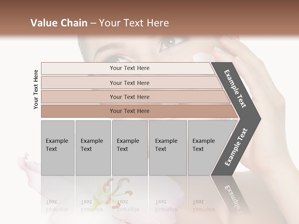 Happy Teenager Cheek PowerPoint Template