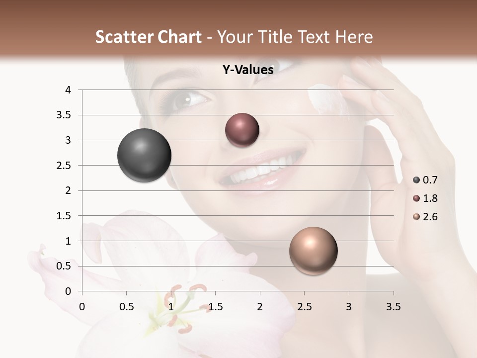 Happy Teenager Cheek PowerPoint Template