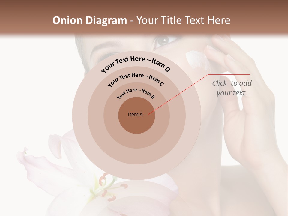 Happy Teenager Cheek PowerPoint Template