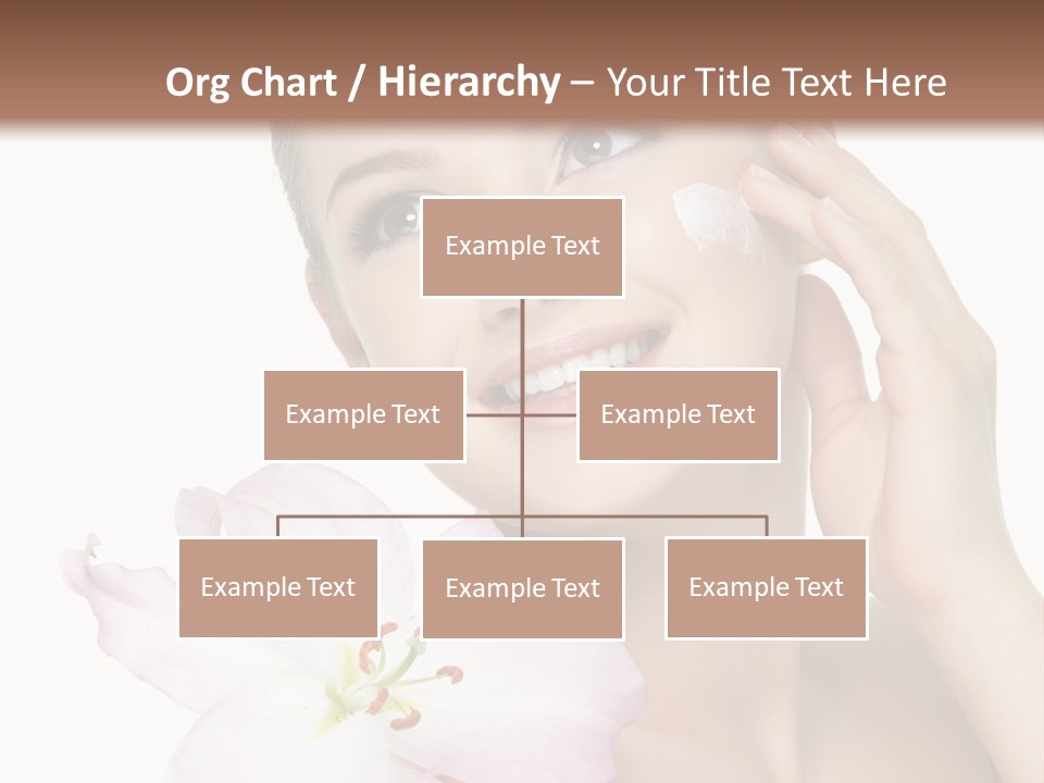 Happy Teenager Cheek PowerPoint Template