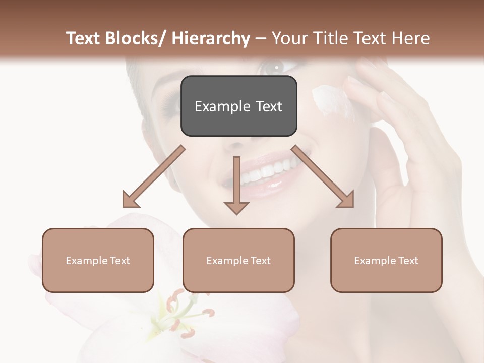 Happy Teenager Cheek PowerPoint Template