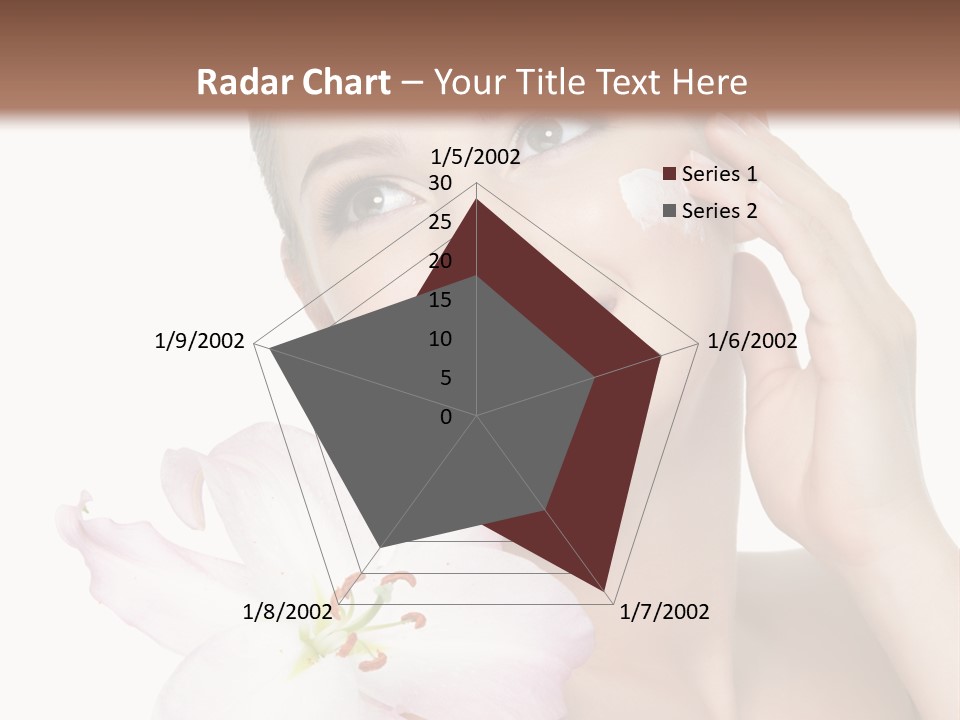 Happy Teenager Cheek PowerPoint Template