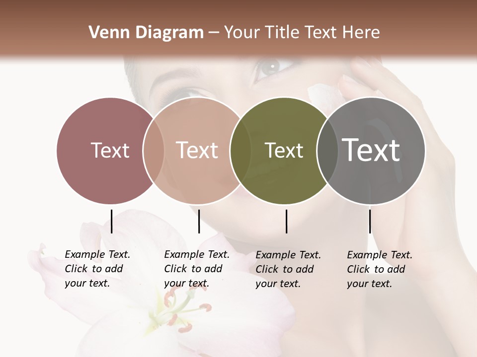 Happy Teenager Cheek PowerPoint Template