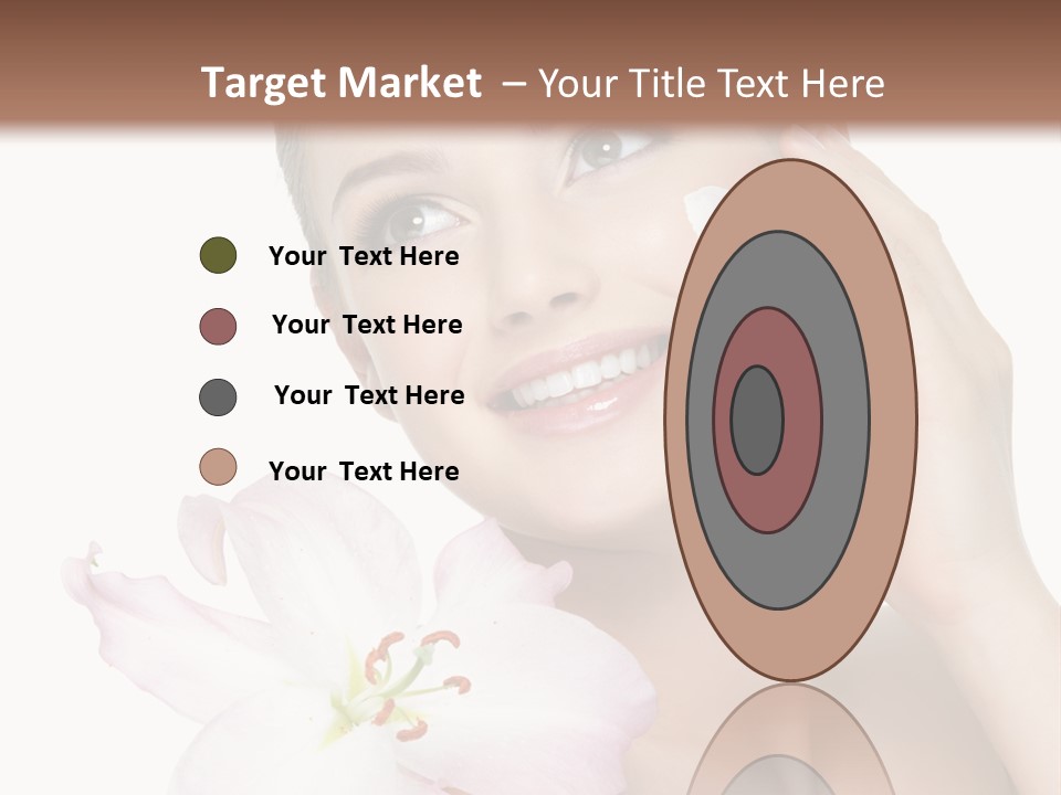 Happy Teenager Cheek PowerPoint Template