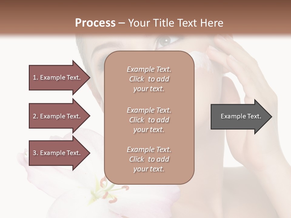 Happy Teenager Cheek PowerPoint Template