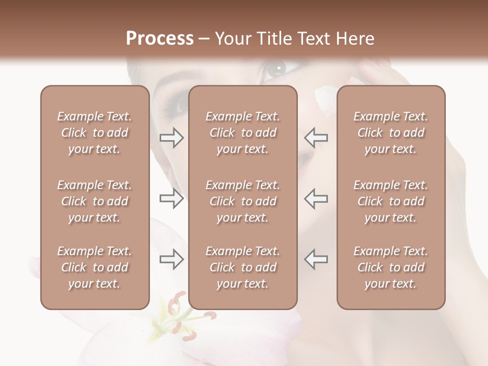 Happy Teenager Cheek PowerPoint Template