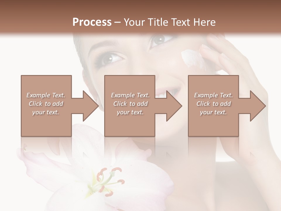 Happy Teenager Cheek PowerPoint Template