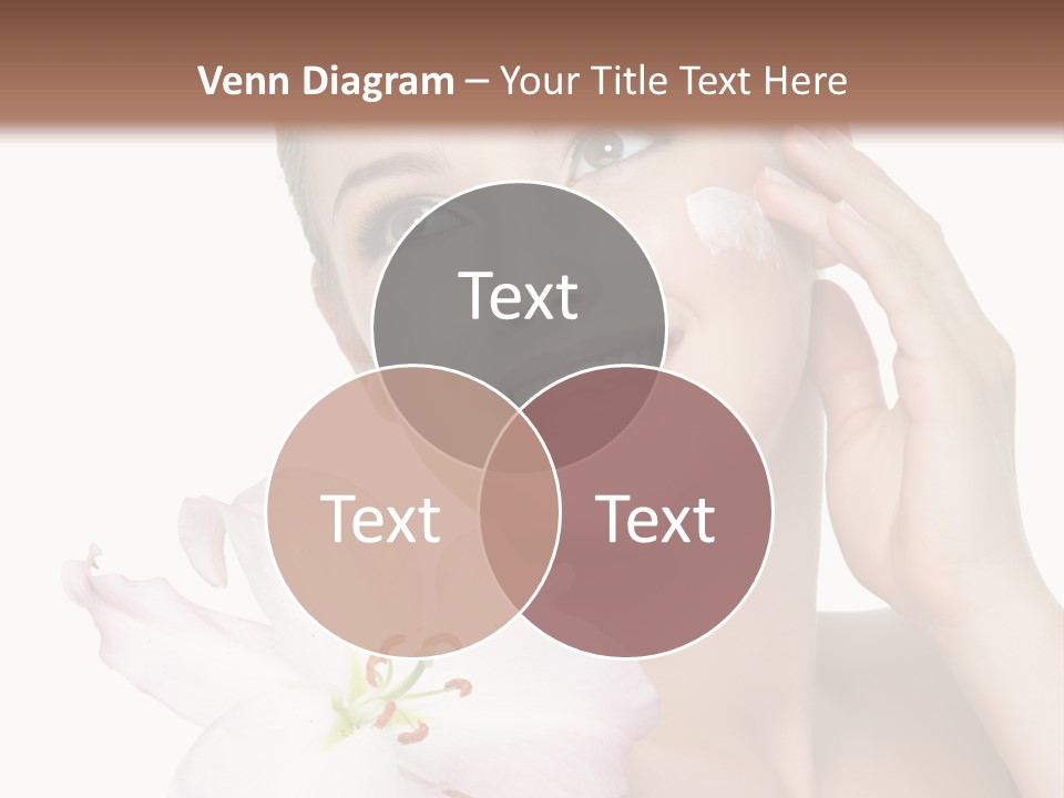 Happy Teenager Cheek PowerPoint Template