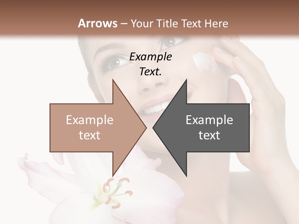 Happy Teenager Cheek PowerPoint Template