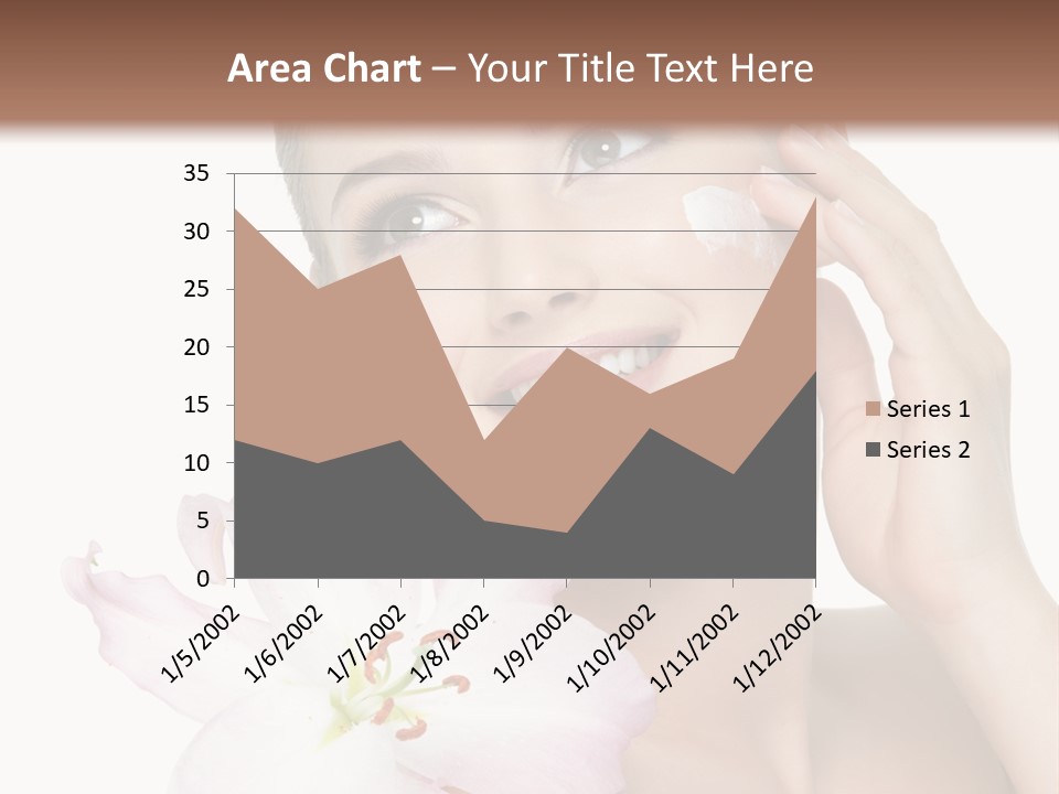 Happy Teenager Cheek PowerPoint Template