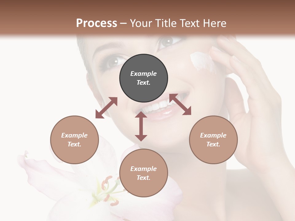 Happy Teenager Cheek PowerPoint Template