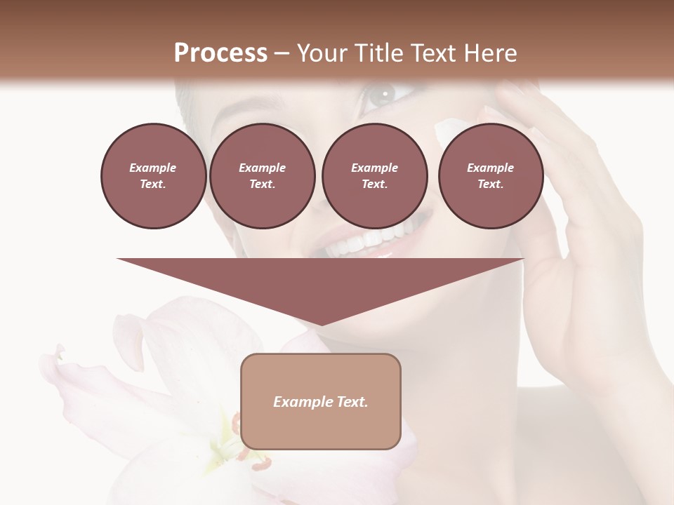 Happy Teenager Cheek PowerPoint Template