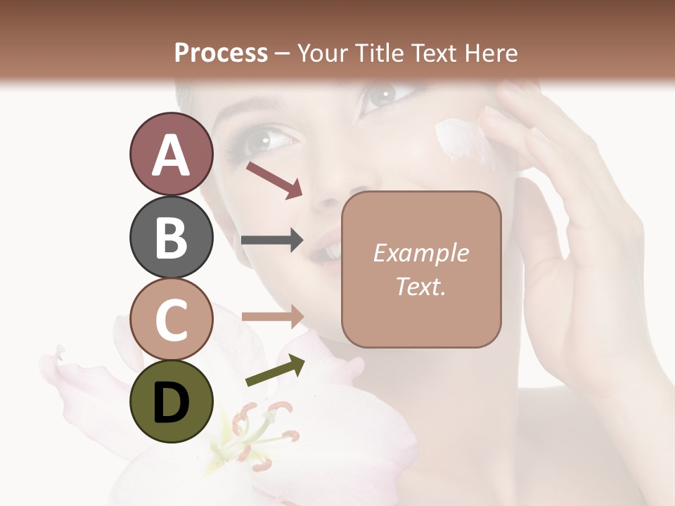 Happy Teenager Cheek PowerPoint Template