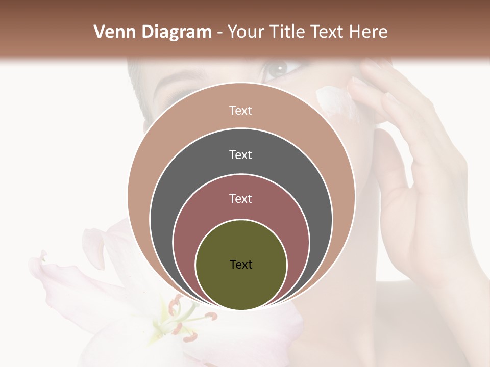 Happy Teenager Cheek PowerPoint Template